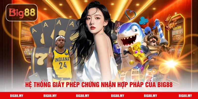 Hệ thống giấy phép chứng nhận hợp pháp của Big88
