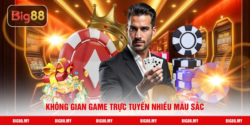 Không gian game trực tuyến nhiều màu sắc