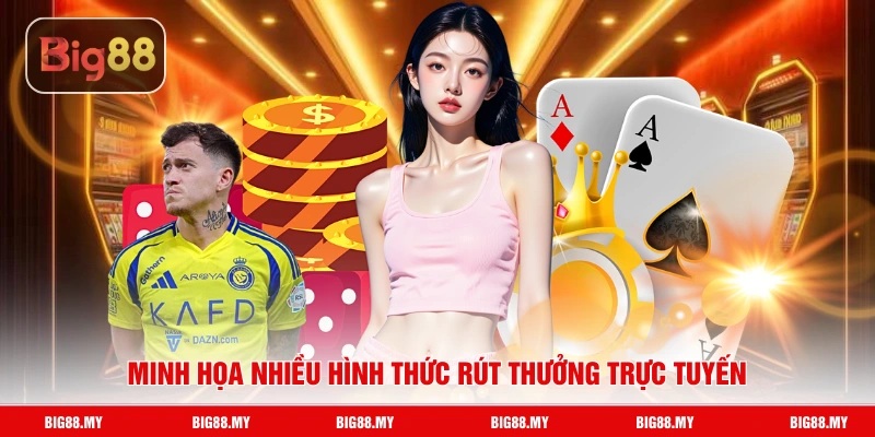 Minh họa nhiều hình thức rút thưởng trực tuyến