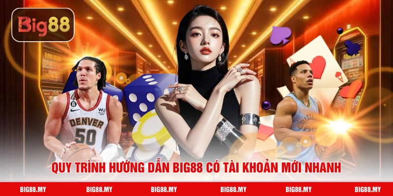 Quy trình hướng dẫn Big88 có tài khoản mới nhanh