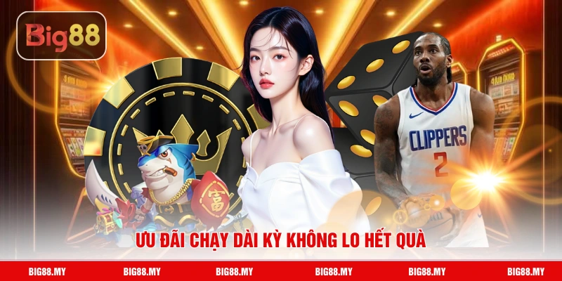 Ưu đãi chạy dài kỳ không lo hết quà